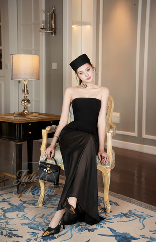 B457 Aura Peplum Set