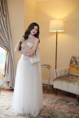 B636 Ethereal Petal Dress