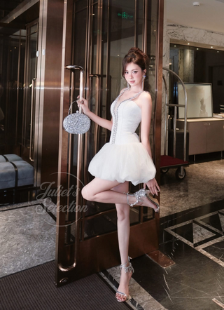 A382 White Mirage Dress