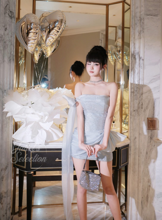 A373 Celestia bow dress