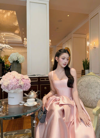 P0428 Corset Ribbon Dress