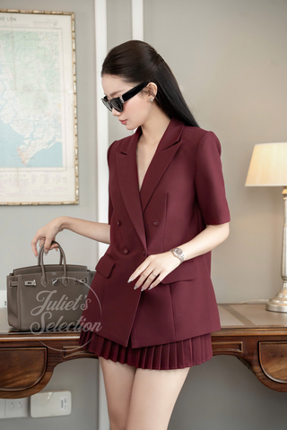 P0150 Navy Pleats Set