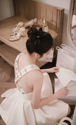 P0299 Taffeta Mini Dress