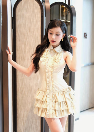 B426 Linen Duchess Dress