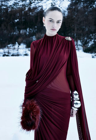 A456 Crimson Allure Dress