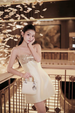 P0430 Ribbon Mini Dress
