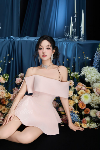 A375 ROSÉ GLACÉ DRESS