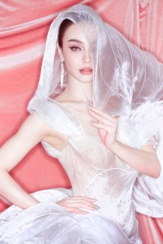 AA0155 ART ORIGAMI GOWN