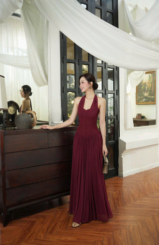 P0207 Halter Muse Dress