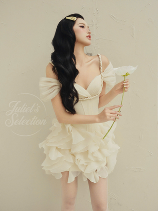 B476 ROSALINA RUFFLE DRESS