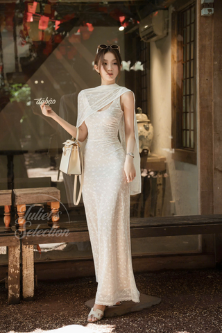 P0200 Floral Lace Midi & Scaft