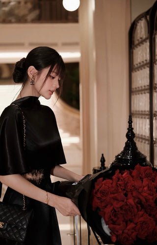 P0431 Silk Lace Dress