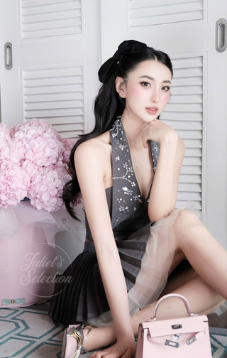 B510 Chic pleated set
