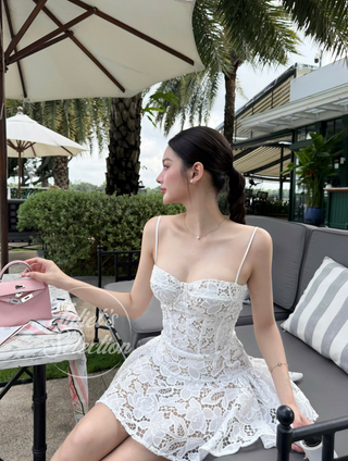 B445 Lace sorbet dress