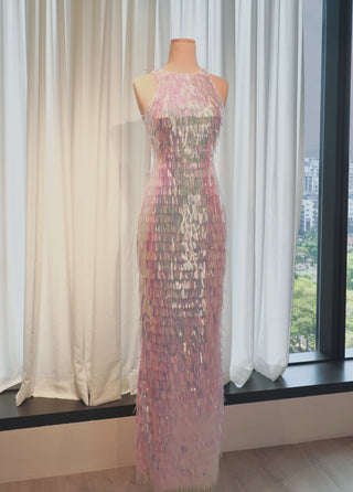 A370 HOLOGLITZ MERMAID DRESS