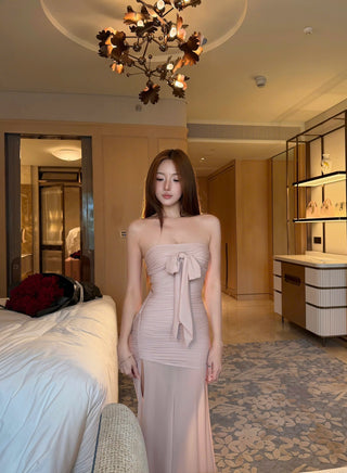 P0429 Ruched Bodycon Dress