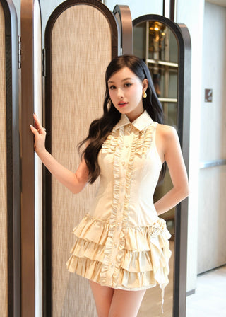 B426 Linen Duchess Dress