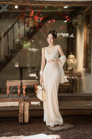 P0200 Floral Lace Midi & Scaft