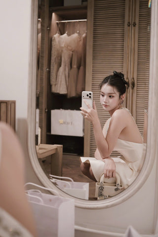 P0299 Taffeta Mini Dress