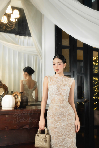 B491 Jardin Lace Midi