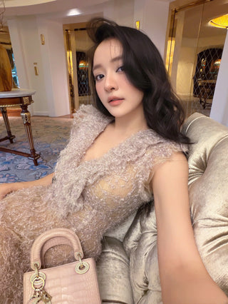 B583 Lueur Plume Dress