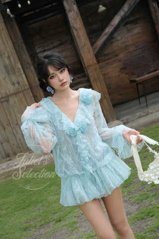 P0211 Whispering Lace Dress