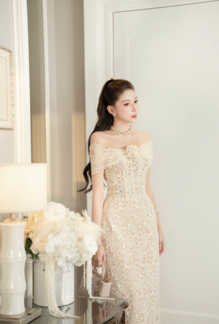 B492 LIORA LACE MIDI