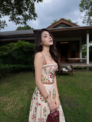 P0414 Vintage Floral Dress