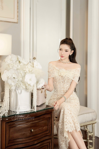 B492 LIORA LACE MIDI