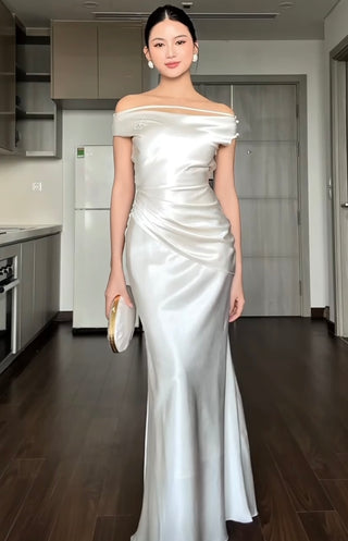 B483 Celestie Silk Dress