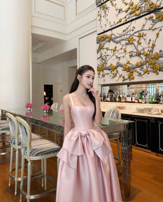 P0428 Corset Ribbon Dress
