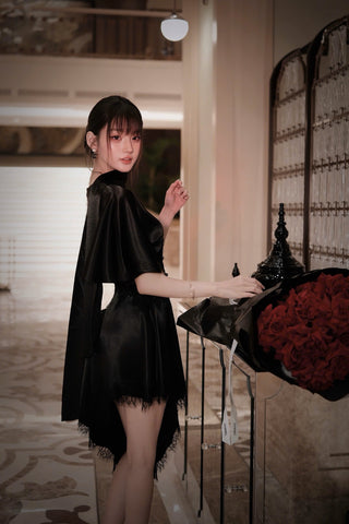 P0431 Silk Lace Dress