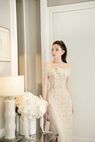 B492 LIORA LACE MIDI