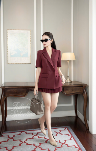 P0150 Navy Pleats Set