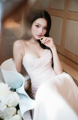 P0434 Elegance Ruched Dress