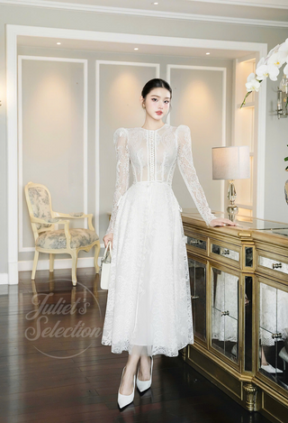 B511 Lace Midi Dress