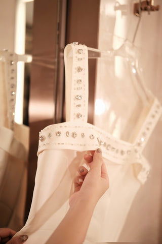 P0425 Peplum Embellishment Dress