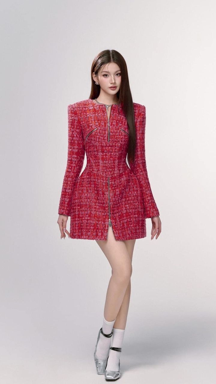 A276 CRIMSON TWEET DRESS - Juliet's Selection