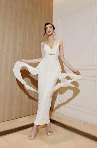 B439 White Sonata Dress