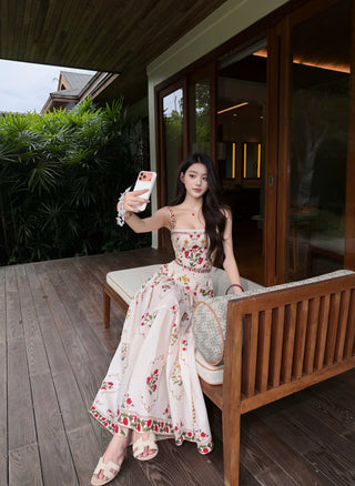 P0414 Vintage Floral Dress