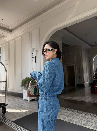 B554 Maison Blue Set