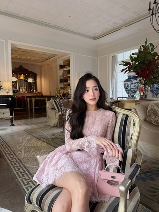 P0283 Lace Mini Dress