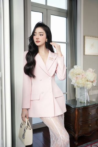 P0255 Lace Blazer Set