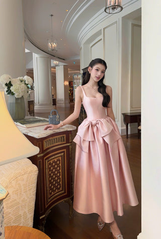 P0428 Corset Ribbon Dress
