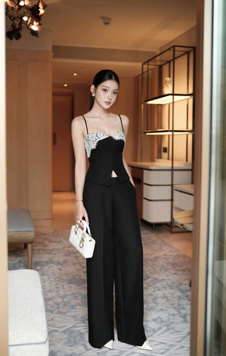 P0421 Lace Camisole Set
