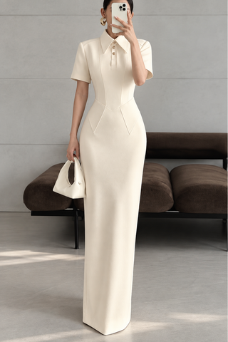 B620 Safari Collar Dress