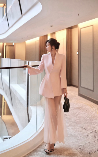 B465 ROSE BLAZER SET