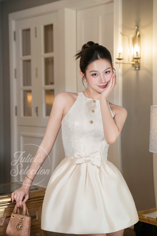 B518 Colette Bow Mini Dress