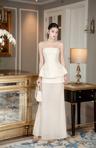 B457 Aura Peplum Set