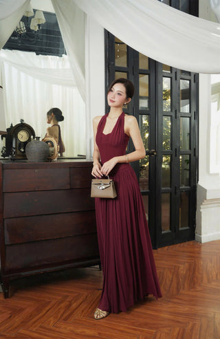 P0207 Halter Muse Dress